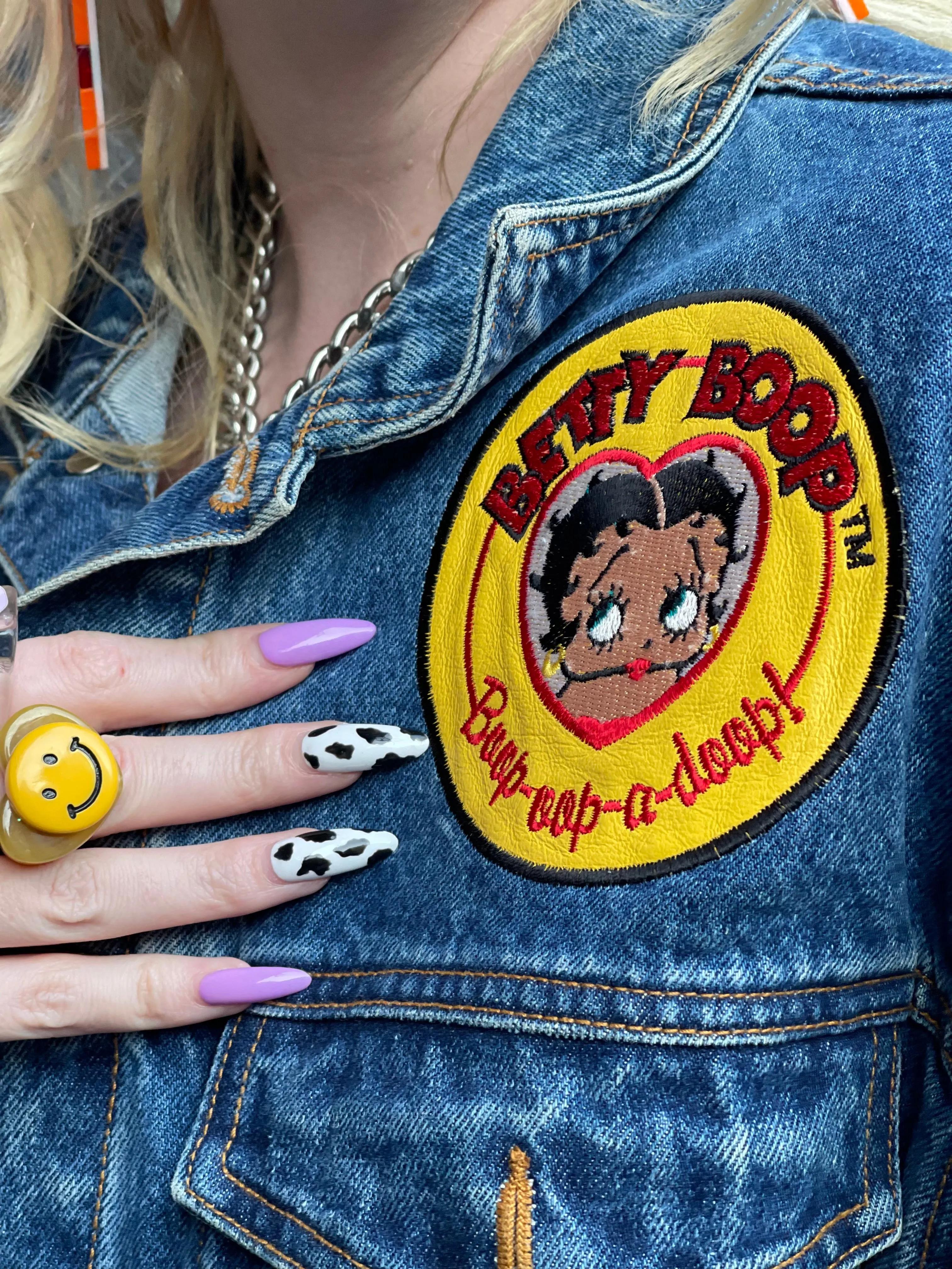 Vintage 90s Betty Boop Jean Jacket