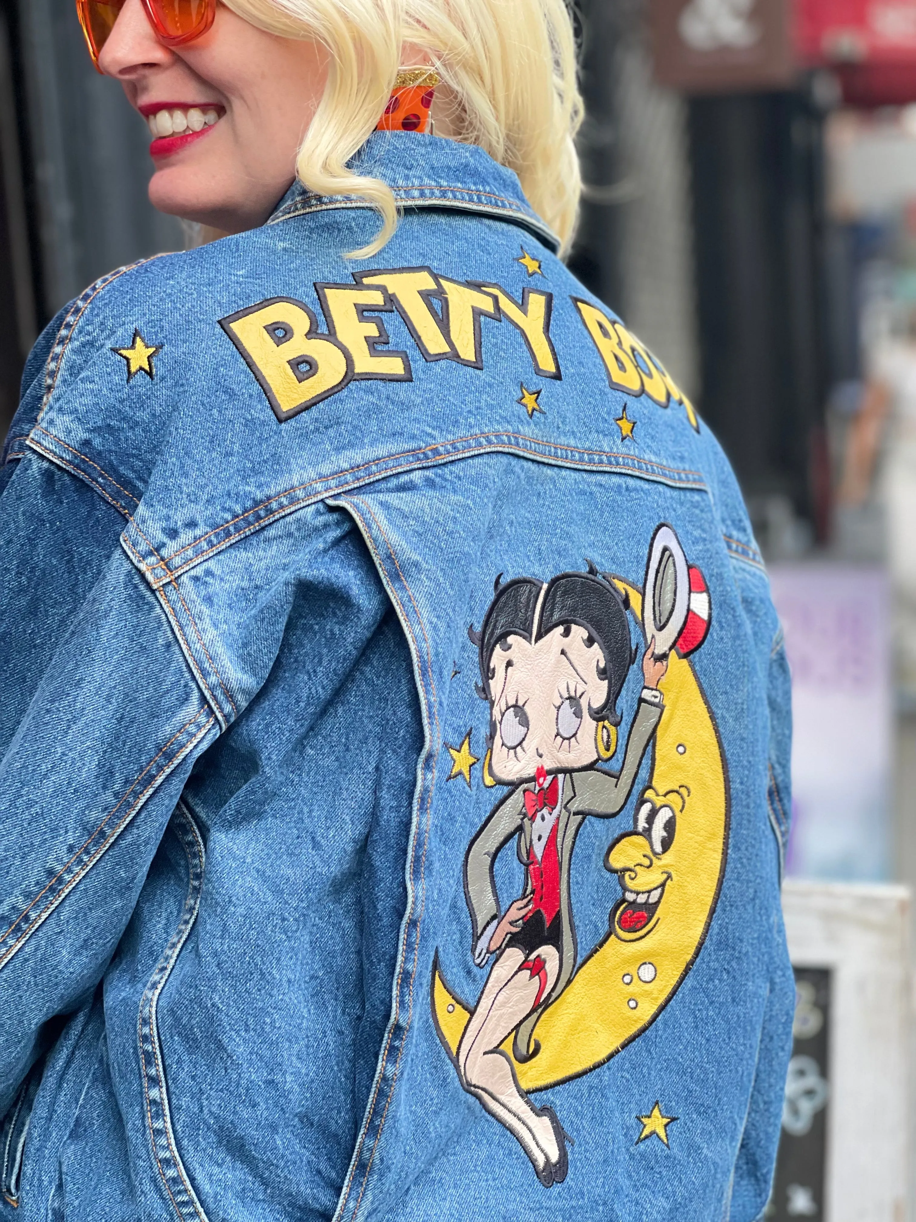 Vintage 90s Betty Boop Jean Jacket