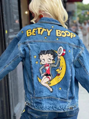 Vintage 90s Betty Boop Jean Jacket