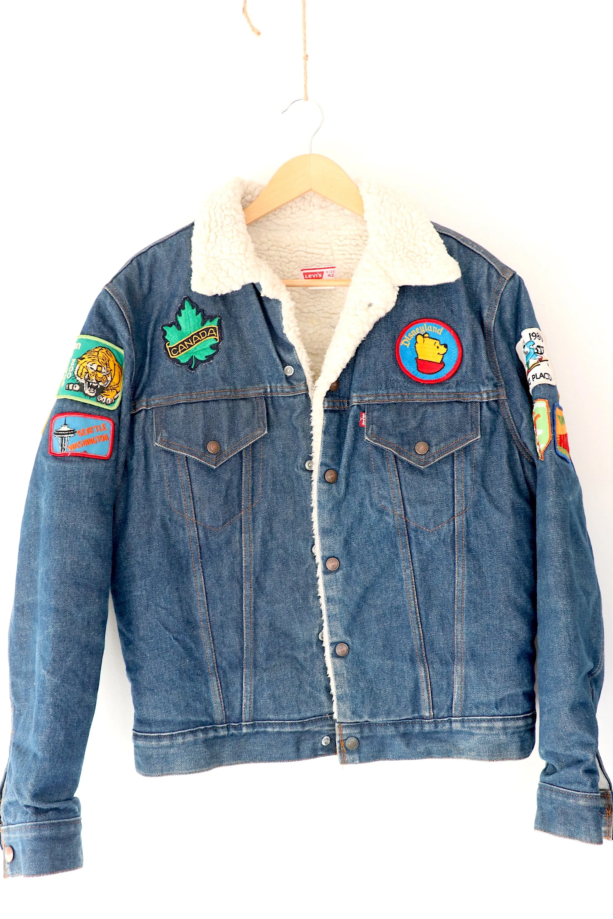 Vintage Levi's Denim Jacket with Patches