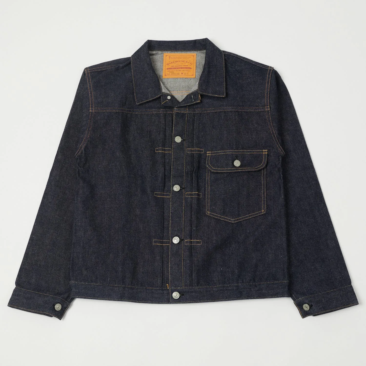 Warehouse & Co 2001xx(2000xx) 1947 Model 'Type-I' Denim Jacket - Raw