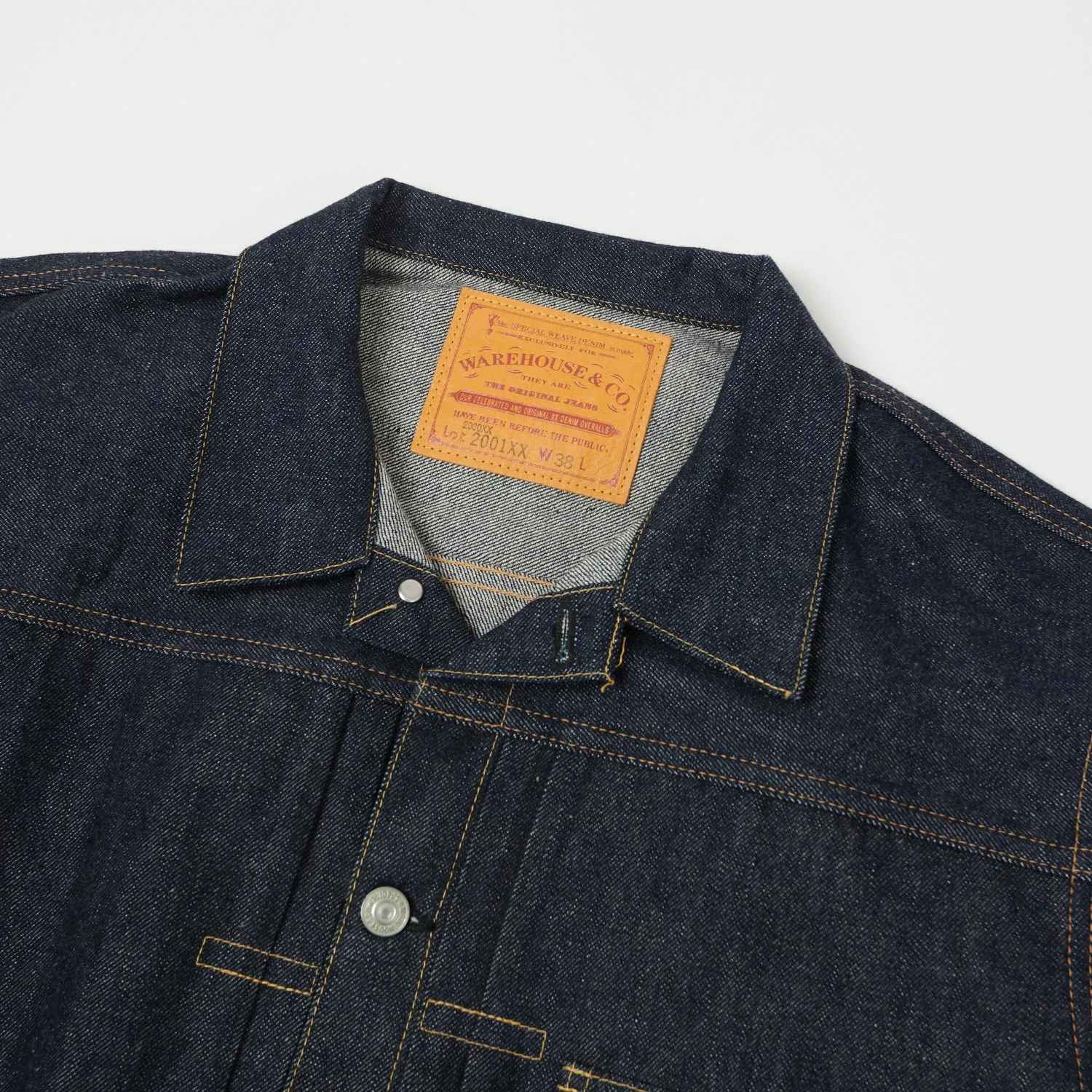 Warehouse & Co 2001xx(2000xx) 1947 Model 'Type-I' Denim Jacket - Raw