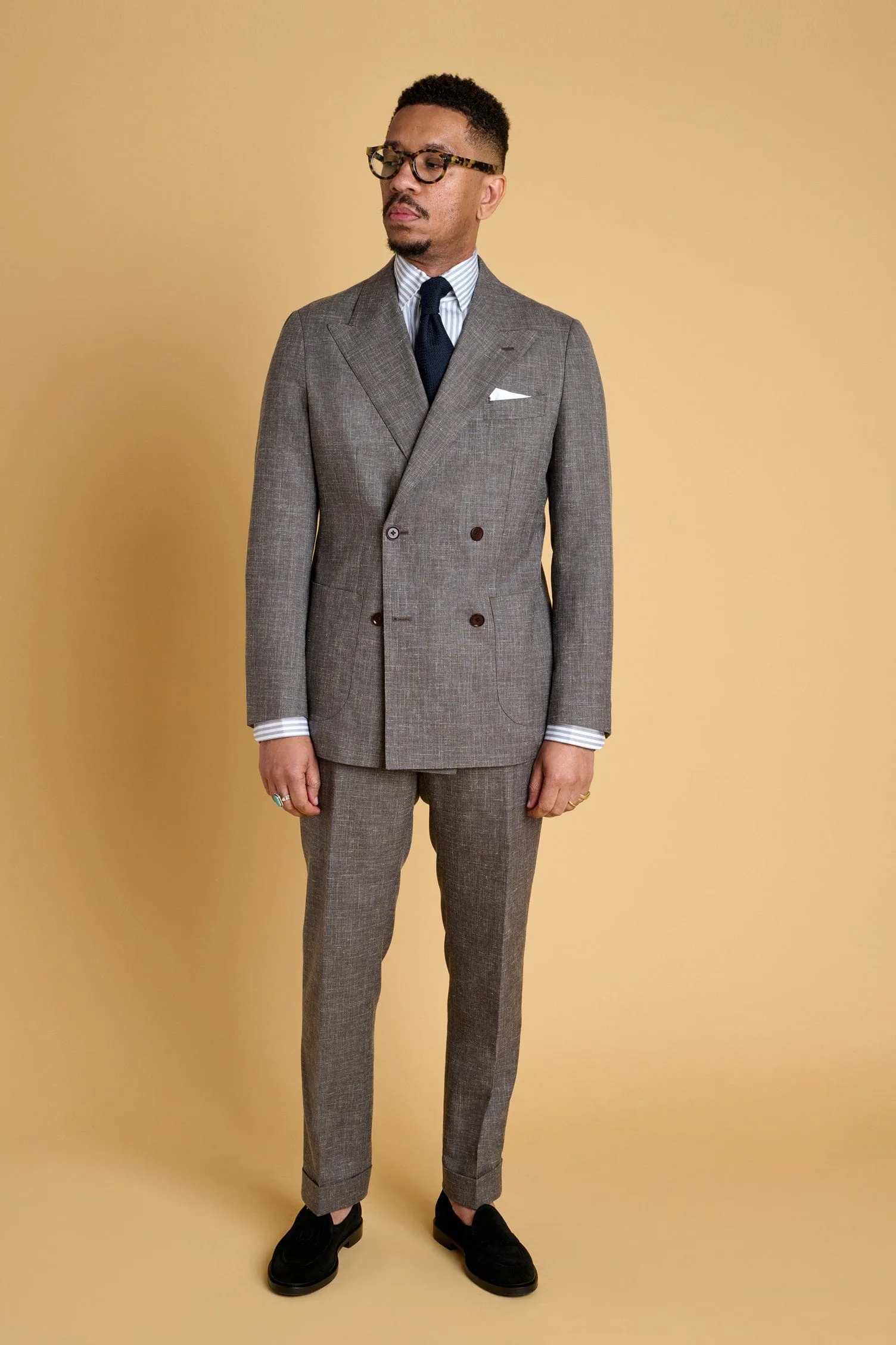 Wool, Linen & Silk Suit